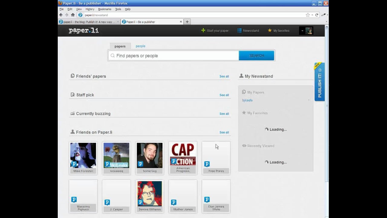 How to add the paper.li "Publish It" bookmarklet to Firefox YouTube