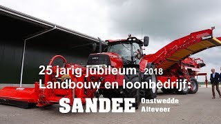 25 jarig jubileum Landbouw- en loonbedrijf: SANDEE Onstwedde-Alteveer.