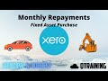 Allocate loan repayments in xero  principal and interest