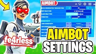 I Copied Fe4RLess Aimbot Settings in Season 4... 🎯😱 (Best Settings)