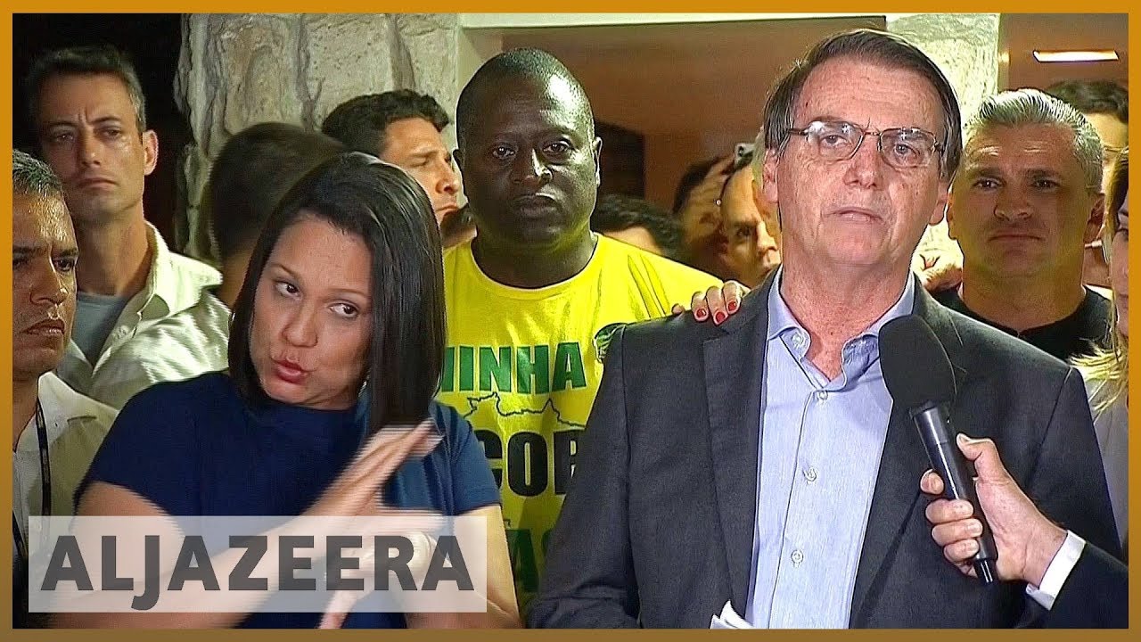 انتخابات البرازيل: فوز زعيم اليمين المتطرف جاير بولسونارو بالرئاسة | الجزيرة الإنجليزية