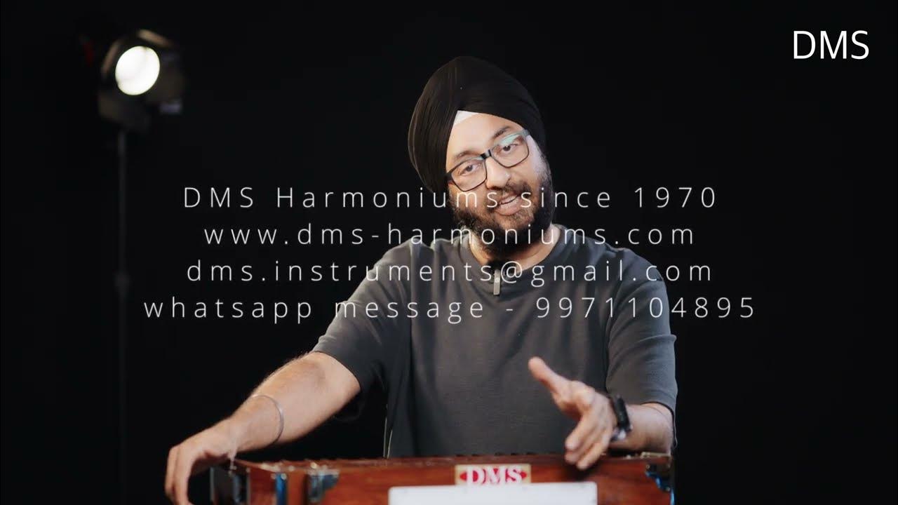 DMS 18Teak Triple Reed Portable Harmonium Harmonium demo and