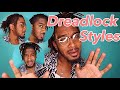 Best Dreadlock Styles for Medium Length Locks | My Current Favorites! #dreadlockjourney