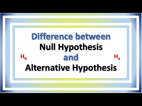 ভিডিও: একটি ফৌজদারি বিচারে নাল এবং বিকল্প হাইপোথিসিস কি হবে?
