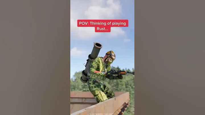 What YOU think it'll be like playing Rust.. #shorts #rust