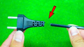 Few know this Way to fix a Electrical Plug When it is Broken!