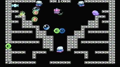 Bubble Bobble NES gameplay