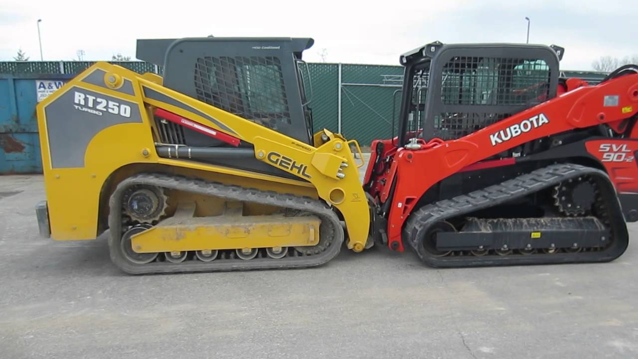 Gehl RT250 vs Kubota SVL90 2 YouTube