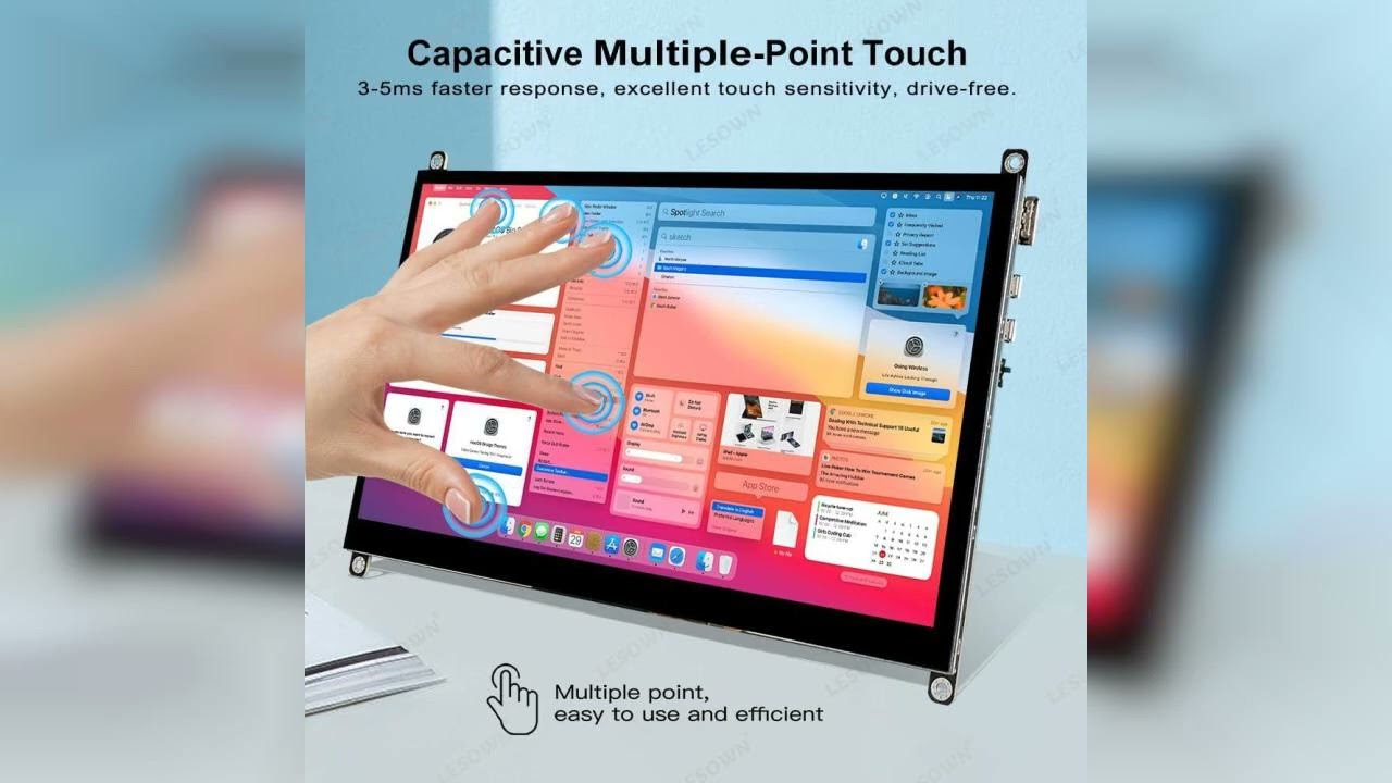 Review: 10 inch Monitor HDMI Touchscreen 10.1 inch Small Display LCD Smooth Responsive Touch S...