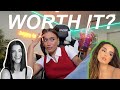 TESTING YOUTUBER PRODUCTS (CHARLI D'AMELIO, DOLAN TWINS, ADDISON RAE ITEM BEAUTY & MORE)