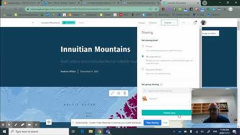 How to publish and submit your story map to the dropbox