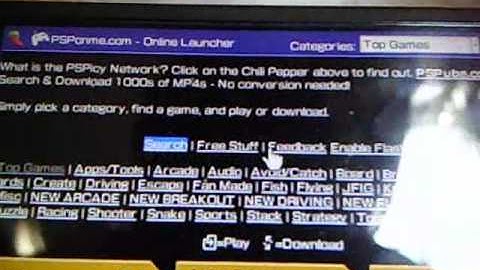 how to play flash games for free on psp