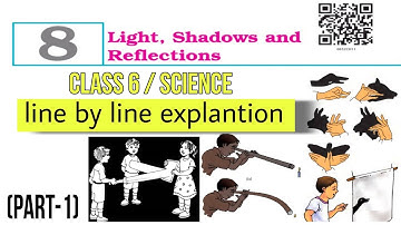 Light Shadows and Reflections | Class 6 Science Chapter 8 Full line by line NCERT Explanation