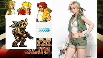 ❤️Metal Slug Characters in Real Life AI Cosplay