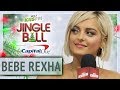Bebe Rexha's Outfit Change And Holiday Plans At Jingle Ball