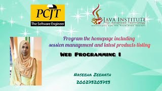 Web Project Task 08 | 1st Year | Ecommerce Web Application | Java Institute