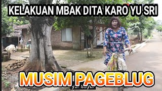 Bakol gendeng!!! Kelakuan Yu Sri karo Mbak Dita wektu usom pageblug - komedi jawa