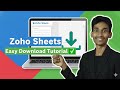 Zoho Sheet download and install free