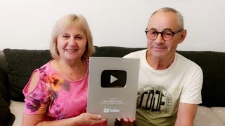 Ура !!! Серебряная Кнопка   YouTube - награда  за 100 000 подписчиков!