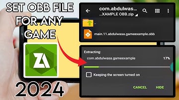 How To Setup/Extract OBB Files For Any Game Using Zarchiver (2024)