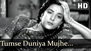 Tumse Duniya Mujhe (HD) - Taqdeer (1943) Song - Nargis - Motilal - Chandra Mohan - Old Hindi Song