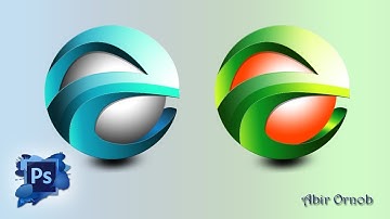 3D Logo Design - How to Create 3d Element and Colorize in Photoshop CC