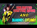 Unlimited Custom Room And Diamond Giveaway Live | Free Fire Live