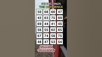 GENIUS CAN FIND ALL! Find 3 pairs of identical numbers/Dementia Prevention Quizzes/Tests.No341
