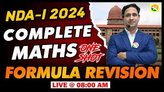 NDA 1/2024 Maths formulas | Complete Maths formulas for NDA | NDA Maths formulas one shot | NDA
