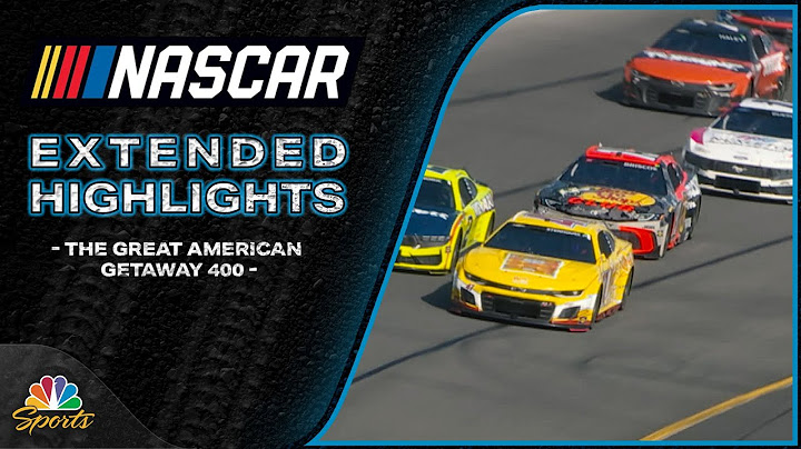NASCAR Cup Series 2025: The Great American Getaway 400 | EXTENDED HIGHLIGHTS | Motorsports on NBC