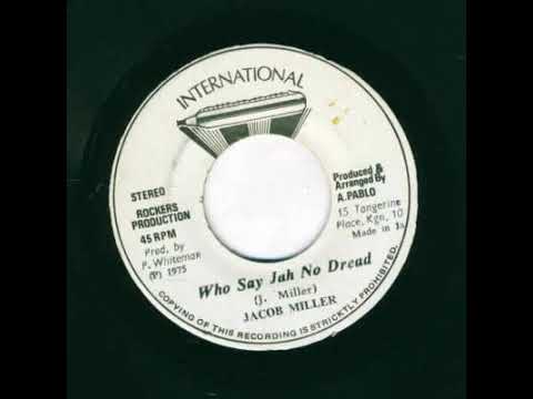 英LP Jacob Miller Who Say Jah No Dread (Prod. By Augustus Pablo) GRELP166 Greensleeves UK /00235 Jacob Miller – Who Say Jah No Dread (The Classic Augustus
