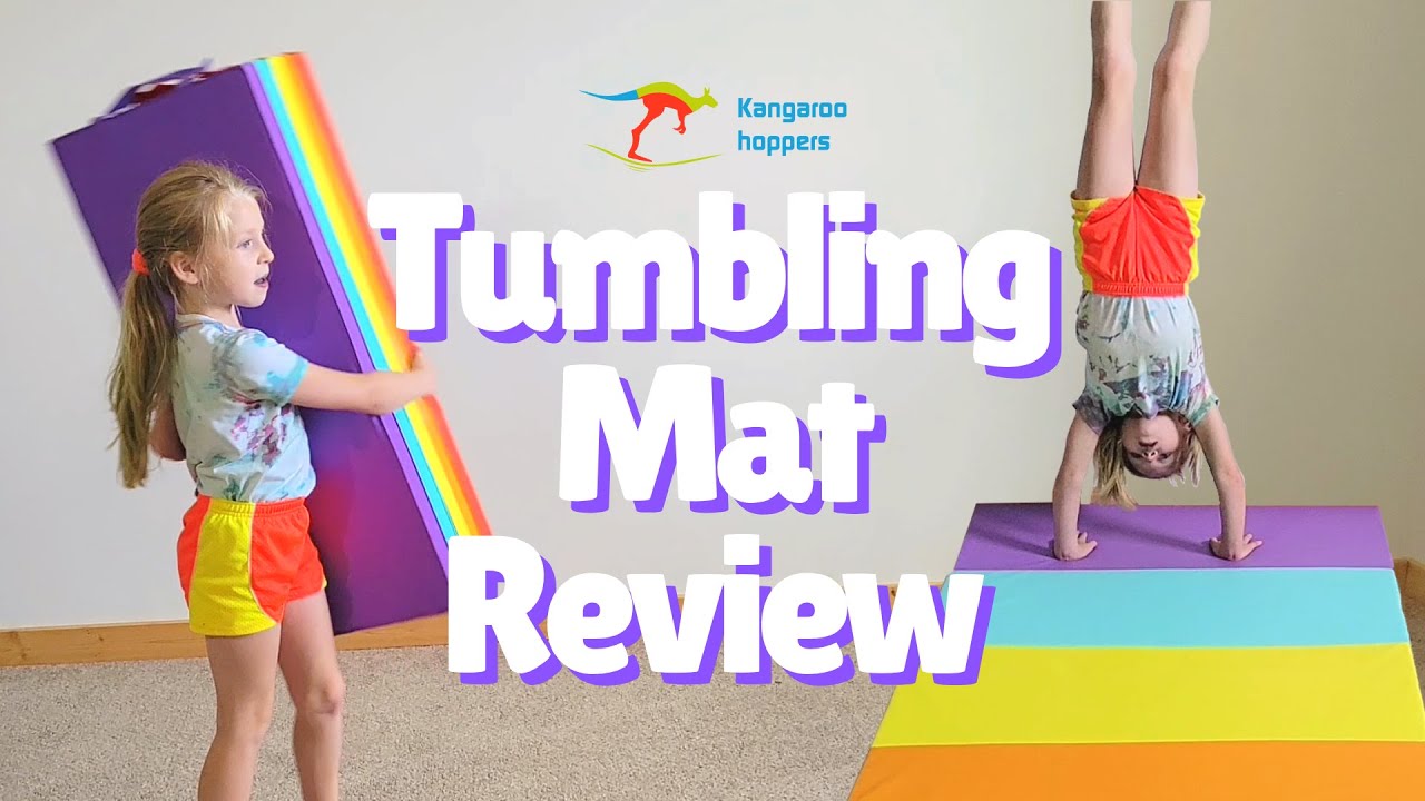 Home Floor Rainbow Gymnastics Tumbling Mats 🙌 Unboxing & Review