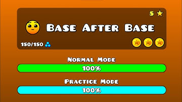 Geometry Dash : Level 5 - Base after Base [All Coins]