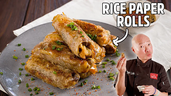 Super Crispy & Easy Rice Paper Rolls!