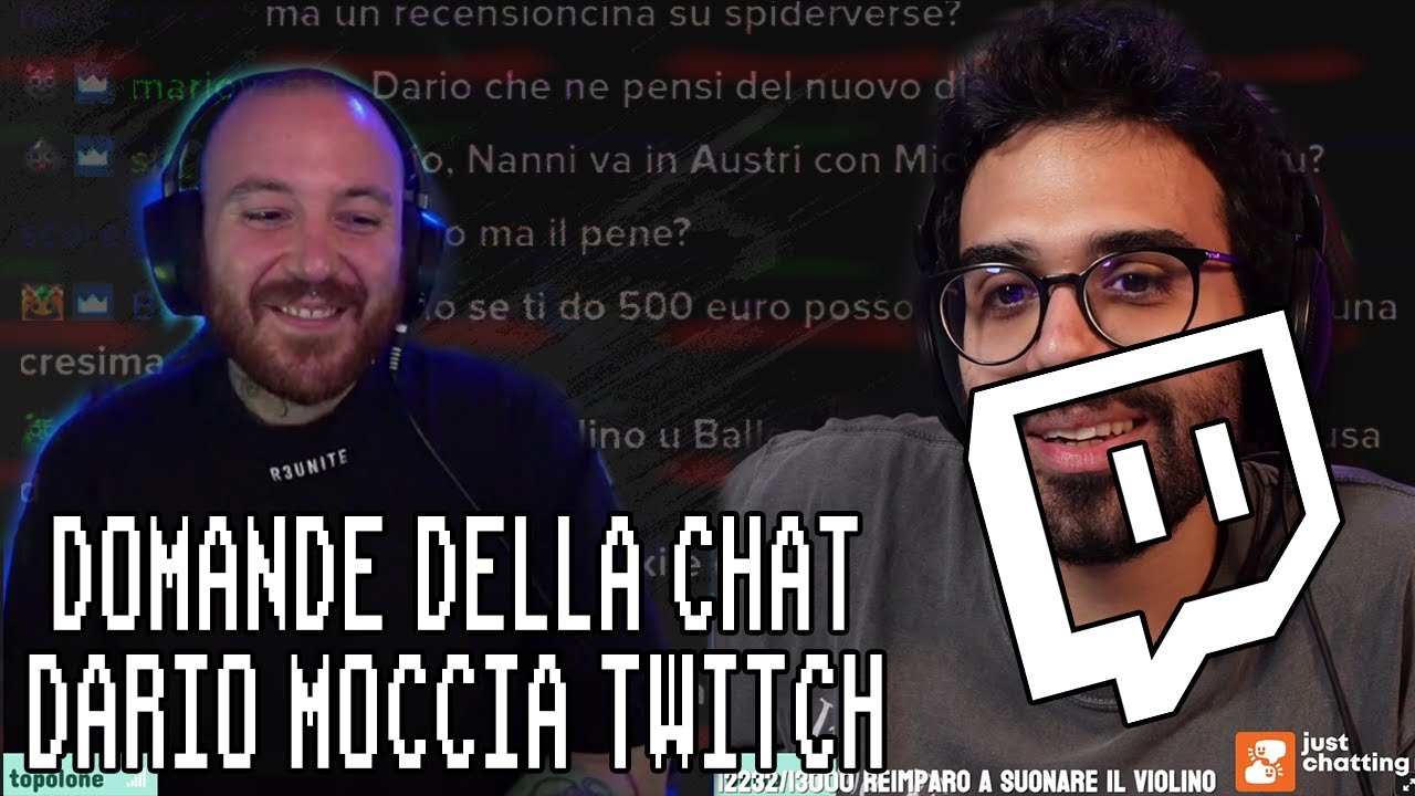 Dario, . . . - Le domande della chat #30