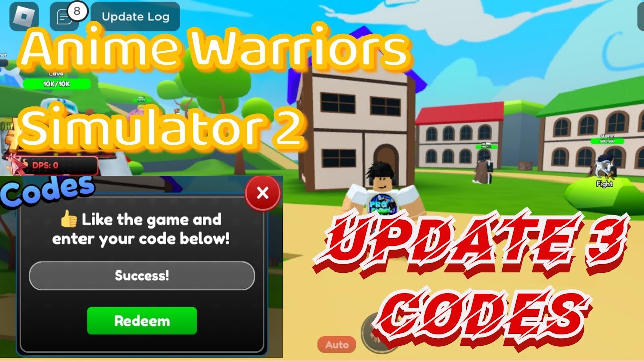 ALL NEW *UPDATE 3* Codes in Anime Warriors Simulator 2! Roblox 