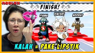 Download Lagu AKU TANTANG @noobssy DAN @PIAMAkeJEPANG  BALAPAN LASER YANG KALAH HARUS PAKE LIPSTIK !!!? MP3
