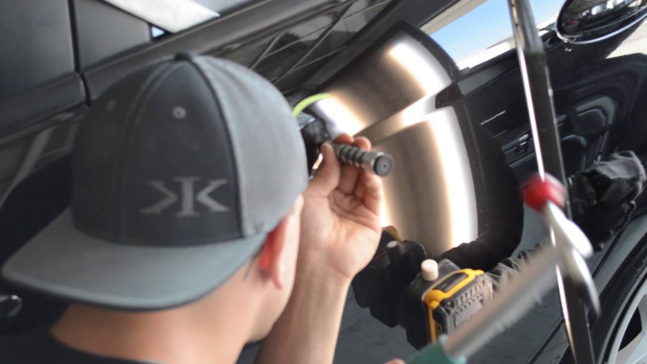 Paintless Dent Repair Body Line Dent Cole Automotive Repair YouTube