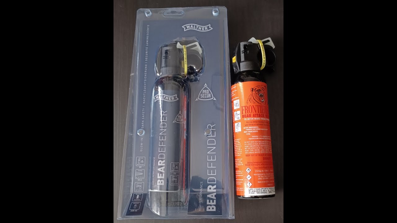 Spray urs: Sabre Frontiersman vs Walther Beardefender