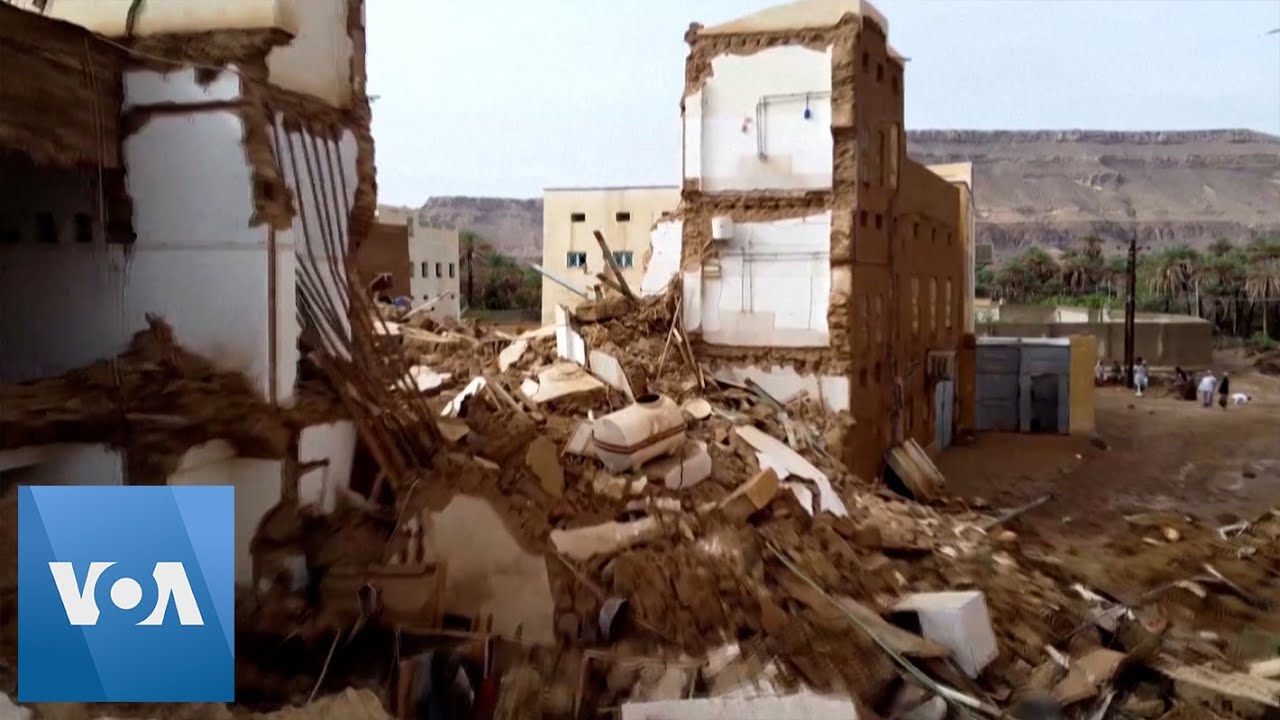 Flash Floods Wreak Havoc in Yemen’s Tarim City - YouTube