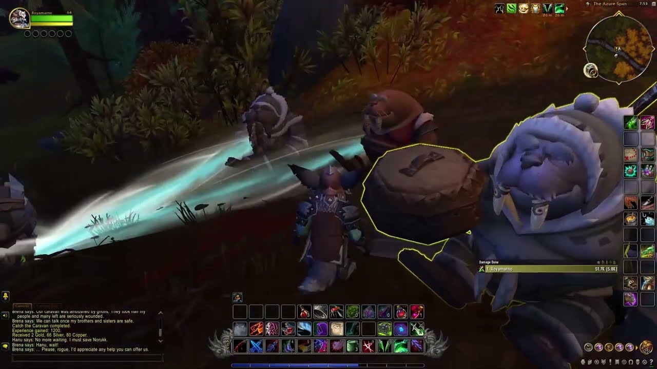 WoW Dragonflight - Azure Span campaign: Tuskarr Troubles