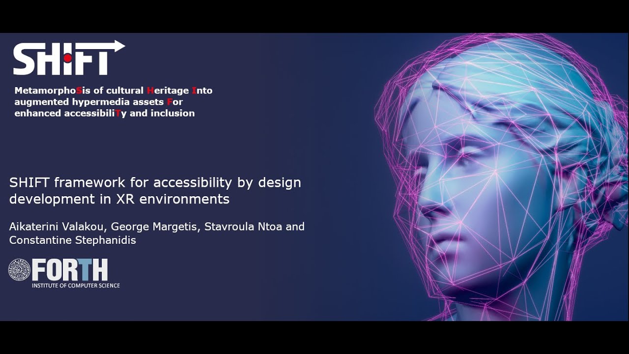 SHIFT framework for accessibility by design development in XR environments