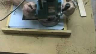 Rectangular Picture frame Part 2 Routing with Tom O'Donnell Profile