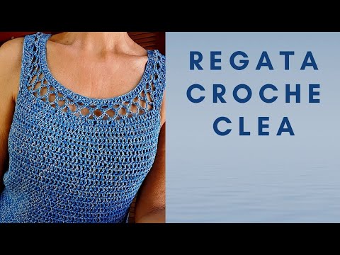 Regata/blusa crochê Clea !