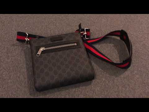 MARTINPHU : รีวิวกระเป๋า GUCCI รุ่น GG Supreme Small Messenger Bag Black (175)