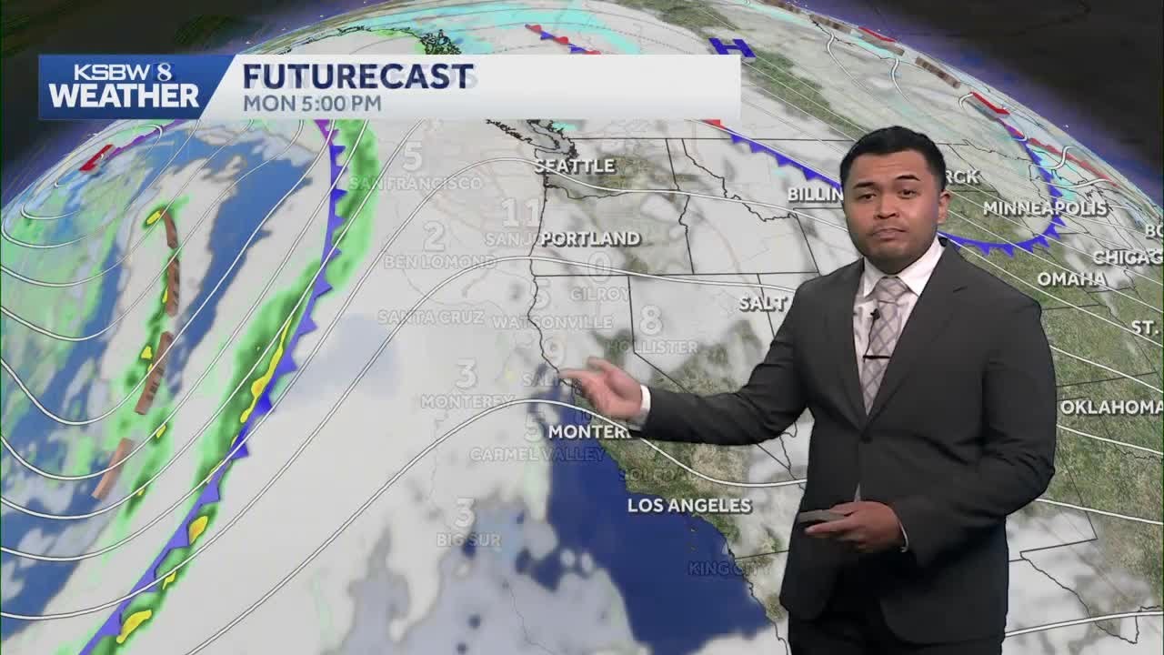 Clouds increasing Tuesday with slight chance of rain - YouTube