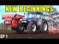 NEW BEGINNINGS | Farming Simulator 17 | The Valley The Old Farm - Episode 1