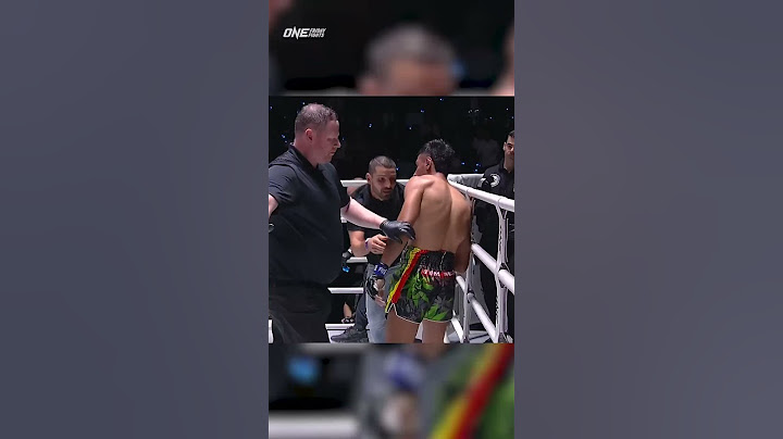 Yodlekpet 🇹🇭 nearly stops Saman Ashouri at the bell before scoring a DESTRUCTIVE second-round KO! 🧨
