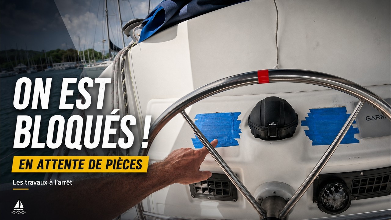 ⁣On est BLOQUÉS ! Les travaux du catamaran à l’arrêt… - EP 86 - Catamaran Salinas