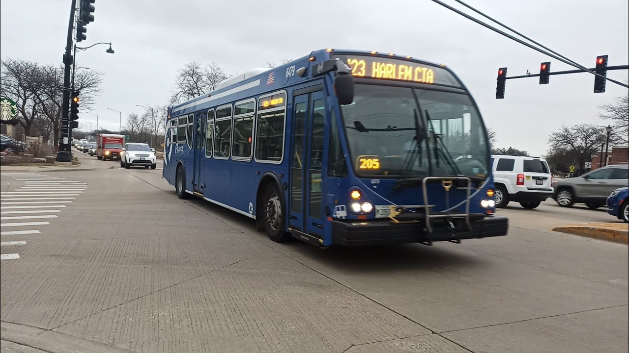 Pace Bus 2015 ElDorado National Axess BRT 6479 On Rt 423 Linden CTA - The Glen - Harlem CTA